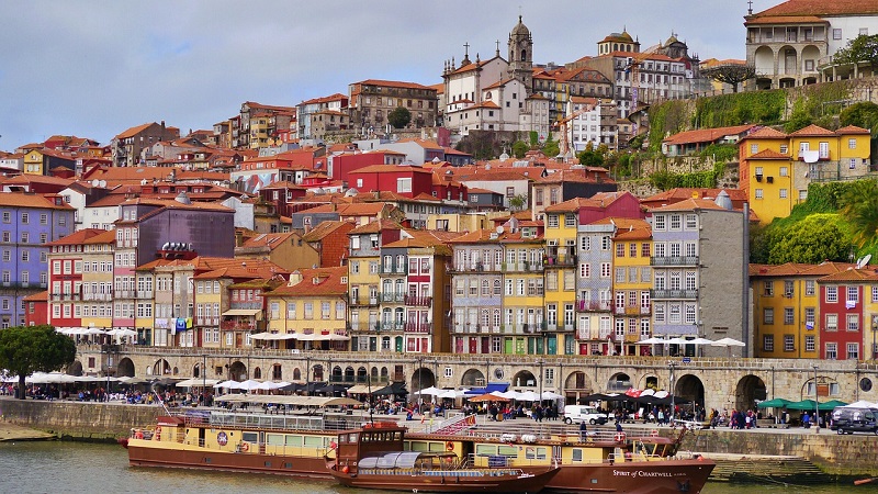Região da Ribeira no Porto