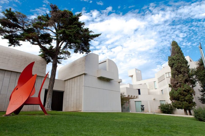 Fachada do museu Fundació Joan Miró