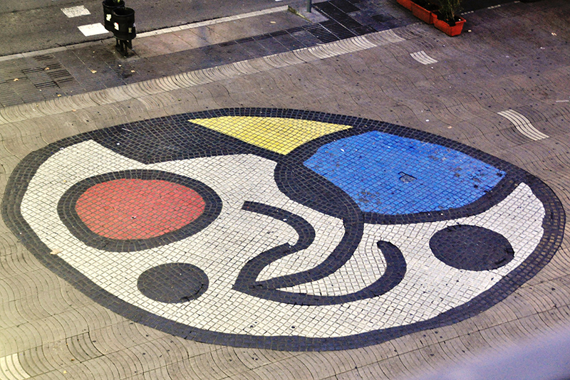 Mosaico de Miró em Barcelona