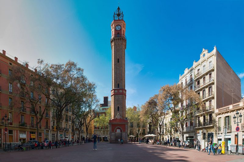Praça de la Vila de Gracia em Barcelona