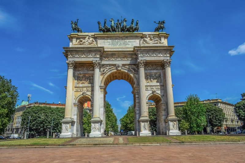 Arco Della Pace em Milão.