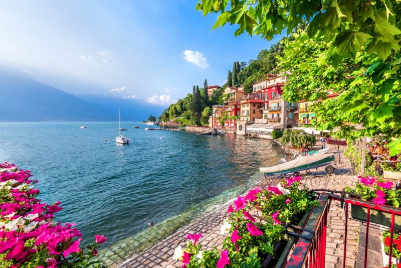Lago Como na Itália.