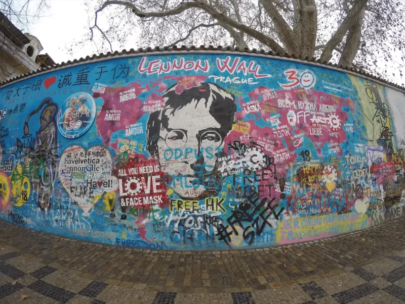 Muro de Lennon, Praga, República Tcheca