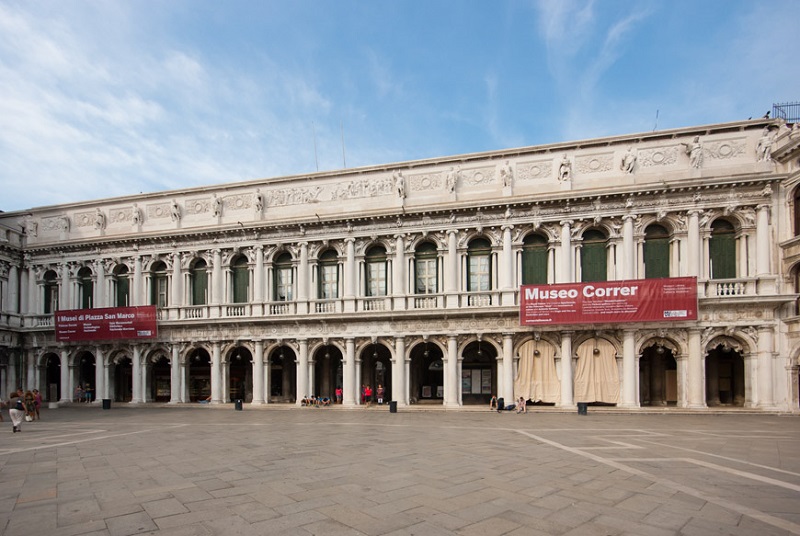Fachada do Museu Correr em Veneza.