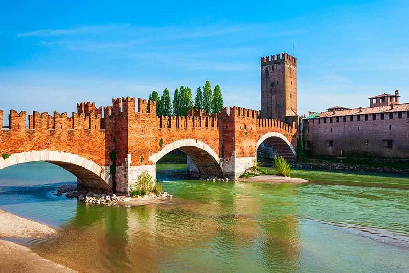 Ponte Scaligero em Verona