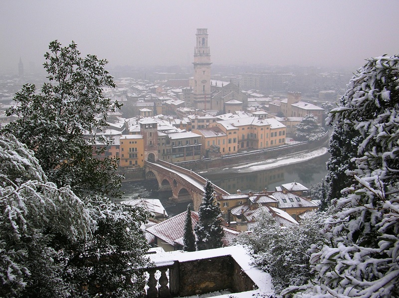 Como é o clima em Verona: inverno