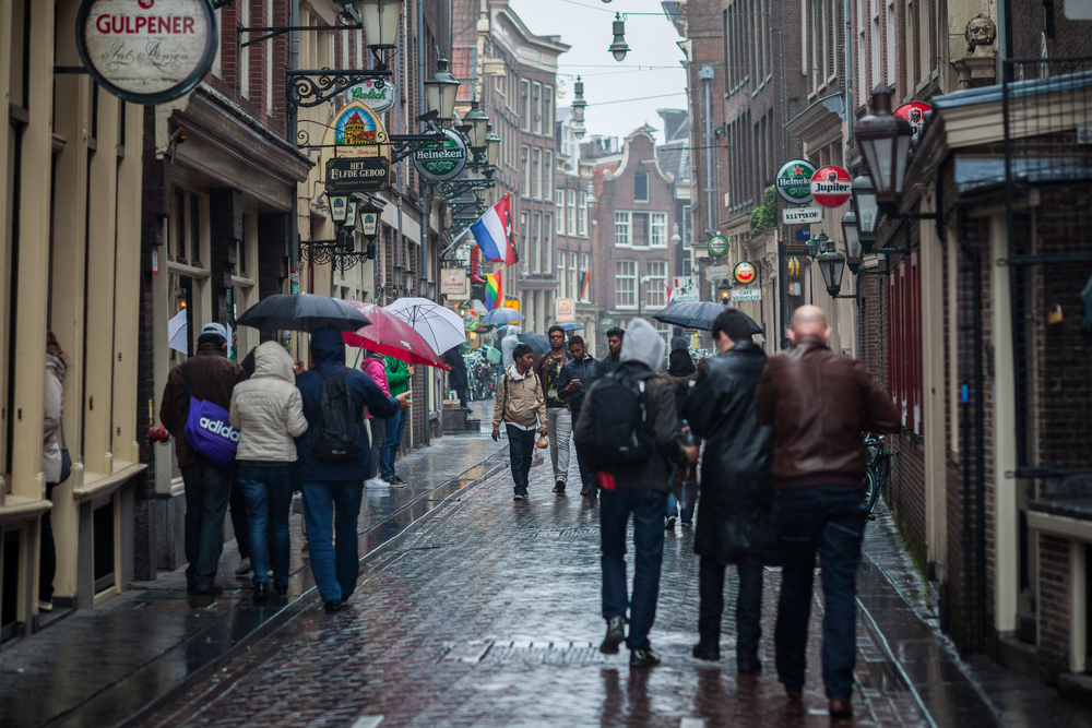 Chuva em Amsterdã