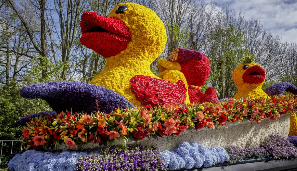 Flower Parade em Amsterdã