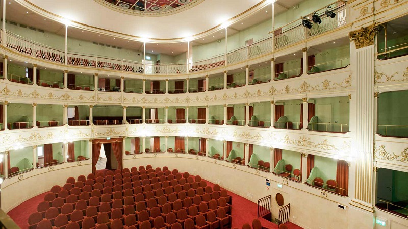 Interior do Teatro Niccolini em Florença