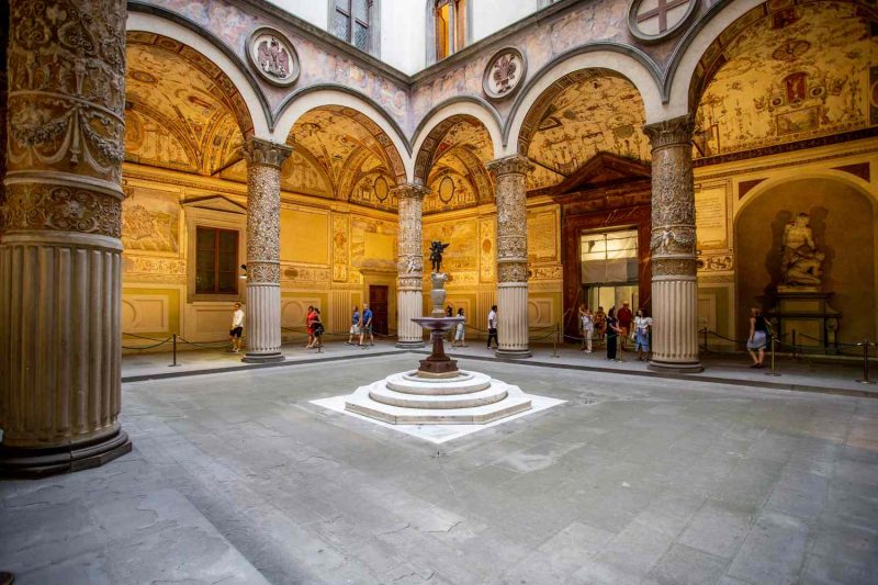 Pátio no Palazzo Vecchio