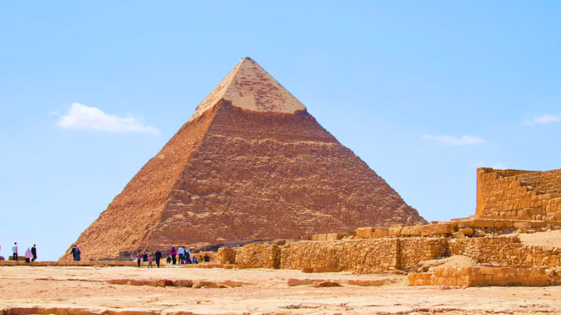 Pirâmide Quefrén no Egito