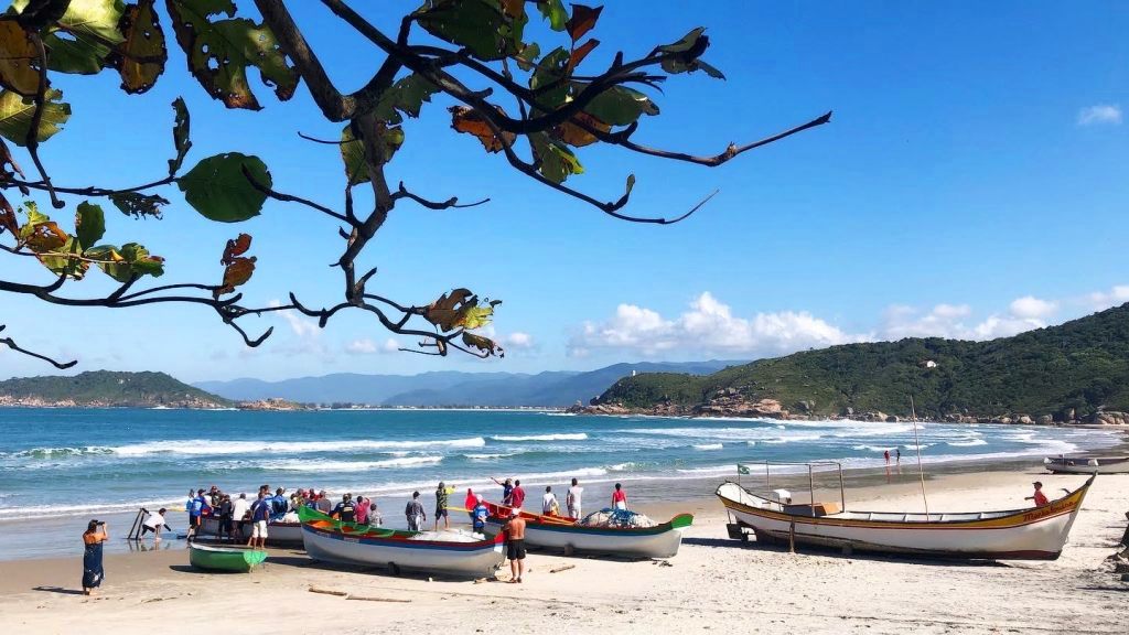 Praia de Naufragados em Florianópolis