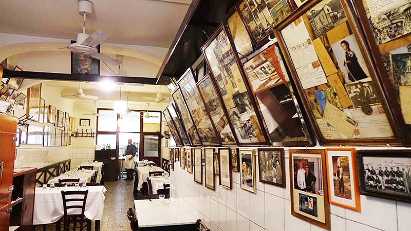 Interior do Restaurante Sostanza