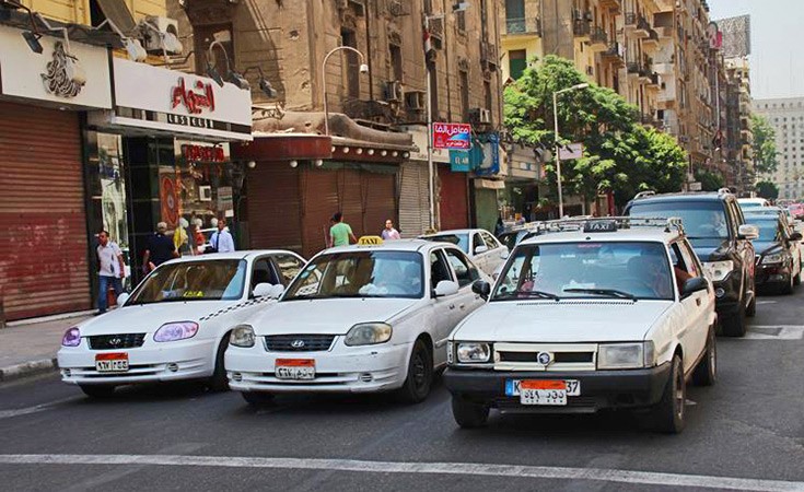 Táxi em Cairo no Egito